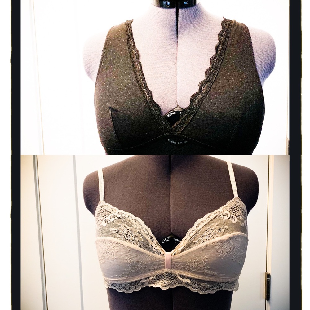 Lot of 2 Ella Moss Bralettes Size Large